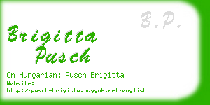 brigitta pusch business card